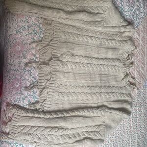 Altar'd State Cream Fringe Sweater